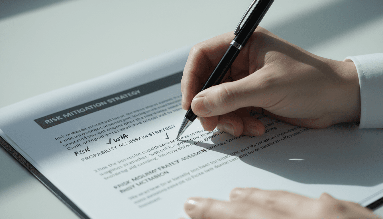 Risk assessment documentation review